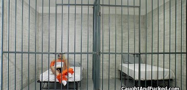  Prison guard pounds blonde convict